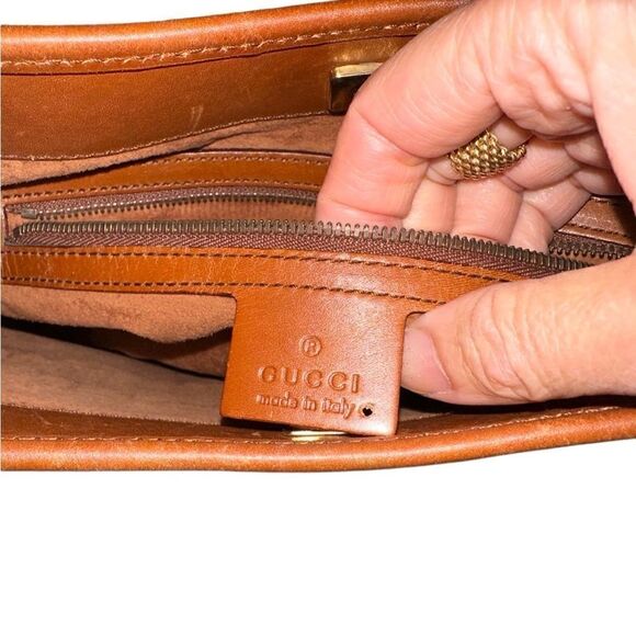 Gucci  Brown leather reins bag - Picture 12 of 16